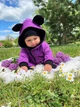 Ромпер косуха детский HelloWorld трикотажный на флисе Фиолетовый 62-68 - изображение 7