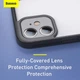 Чохол BASEUS Camera Lens Protector Frame Case для Iphone 12 mini (FRAPIPH54N-02) Black - изображение 9