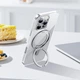 Чохол HOCO для iPhone 16 Pro rotating magnetic case (AS1) Transparent - изображение 2