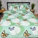 Комплект постельного белья Moon&Star Бязь Gold Люкс Butterfly Garden King Size 220x240 наволочки 2х70х70 (MS-820010502) - изображение 2