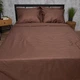 Комплект постільної білизни Moon&Star Satin Stripe Latte Brown King Size 220x240 наволочки 2х40х60 (MS-820012985) - зображення 2