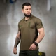 Потоотводное поло с липучками под шевроны олива размер 2XL - изображение 4