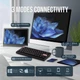 Механічна ігрова клавітура CIDOO QK61 V2 Black в мінімалістичному стилі 2.4G/Bluetooth/Кабель - зображення 3