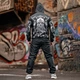 Спортивний костюм з принтом Viking Куртка з капюшоном + Штани чорний розмір XL - зображення 2