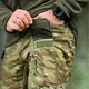 Штаны 7.62 Tactical Basque с усилениями на коленях и манжетами на липучках мультикам размер 2XL - изображение 6