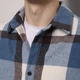 Сорочка Pobedov Tartan на ґудзиках картата синьо-чорна розмір 2XL - зображення 4