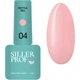 SILLER Bottle Gel №004 Гель з пензликом (блідо-персиковий), 15 мл - изображение 1