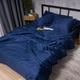 Комплект постельного белья Moon&Star Сатин Premium Blue Night Corner Сімейні 160х220х2 наволочки 2х70х70 (MS-820012702) - изображение 4