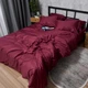Комплект постельного белья Moon&Star Сатин Premium Red Wine євро 200х220 наволочки 4х50х70 (MS-820012473) - изображение 5