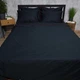Комплект постельного белья Moon&Star Сатин Premium Black Velvet Corner King Size 220x240 наволочки 2х70х70 (MS-820012882) - изображение 2