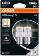 Zestaw żarówek samochodowych OSRAM LEDriving SL PY21W 2 szt. (7507DYP-2BL) - obraz 1
