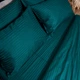 Комплект постельного белья Moon&Star Satin Stripe Emerald Сімейні 160х220х2 наволочки 2х40х60 (MS-820012980) - изображение 3