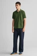 Чоловіче зелене поло TIPPING SS PIQUE POLO Gant XXXL 2062034 - изображение 2
