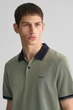 Чоловіче зелене поло 4-COL OXFORD SS PIQUE Gant M 2057029 - изображение 4