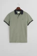 Чоловіче зелене поло 4-COL OXFORD SS PIQUE Gant M 2057029 - изображение 5
