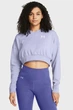 Жіночий бузковий світшот UA Rival Terry OS Crop Crw Under Armour XS 1382738-539 - зображення 1