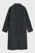 Жіноче сіре вовняне картате пальто CHECKED HANDSTITCHED COAT Gant L 4751150 - изображение 8