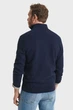 Чоловіча темно-синя кофта MICRO TEXTURE HZ Gant M 8030262 - изображение 3