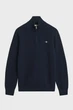 Чоловіча темно-синя кофта MICRO TEXTURE HZ Gant M 8030262 - изображение 5
