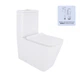 Унитаз-компакт Qtap Crow безободковый с сиденьем Soft-close QT05222170W - изображение 1