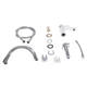 Змішувач для раковини Qtap Grand (з гігієнічним душем) QTGRA272CRW45671 Chrome/White - зображення 7