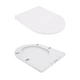 Унитаз подвесной Qtap Jay безободковый с сиденьем Soft-close QT07335176W - изображение 8