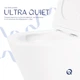 Унітаз підвісний Qtap Swan безободковий Ultra Quiet з сидінням Soft-close QT16335179W - зображення 5