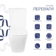 Унитаз напольный Qtap Tern Ultra Quiet безободковый с сиденьем Soft-Close QT17222175AUQ1W White - изображение 3