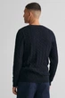 Чоловічий темно-синій джемпер COTTON CABLE C-NECK Gant XXL 8050601 - изображение 3