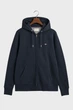 Чоловіче темно-синє худі REG SHIELD FULL ZIP Gant XL 2007059 - изображение 5
