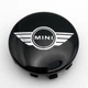 Колпачок заглушка ступицы колеса Mini 56 мм черный+хром тип 2 - изображение 2
