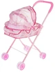 Коляска для ляльок Maya Toys рожева, дитяча коляска для пупса, легка (24881) - изображение 3