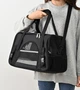 Сумка - переноска для котів та собак 44х28х25 CosmoPet CP-39 Black - зображення 2