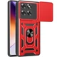 Чехол Fiji Camera Defence для Motorola Edge 60 Fusion бампер с защитой камеры и подставкой Red - изображение 1