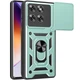 Чехол Fiji Camera Defence для Motorola Edge 60 бампер с защитой камеры и подставкой Green - изображение 1