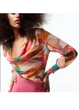 Топ женский XS Zara с объемным вырезом горловины (ZR-03-01) - изображение 4