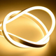 Світодіодна неонова стрічка 5 м, LED NEON 12V-220V, Жовта / Неон гнучкий світлодіодний (L) - зображення 5