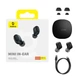 Навушники Baseus Bowie WM01 TWS Wireless Bluetooth 5.3, вакуумні, з мікрофоном, до 25 год роботи, чорні - зображення 3