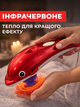 Ручной массажер для тела UFT Dolphin MS1 Red с тремя насадками - изображение 2