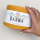 Пряжа стрічкова Barwa трикотажна плоска для в'язання макраме жовто-гаряча №07 - изображение 2