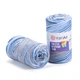 Шпагат градієнт YarnArt twisted macrame 3mm VR 250г сіро-блакитний (916) - изображение 2