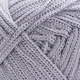 Пряжа поліестер YarnArt Macrame 2 мм 90г світло-сіра (№149) - зображення 2
