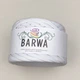 Пряжа стрічкова Barwa трикотажна плоска для в'язання макраме Біла №01 - изображение 1