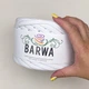 Пряжа стрічкова Barwa трикотажна плоска для в'язання макраме Біла №01 - изображение 2