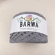 Пряжа стрічкова Barwa трикотажна плоска для в'язання макраме Сірий меланж №64 - зображення 1