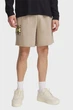 Чоловічі бежеві шорти UA Rival TerryLogo8inShort Under Armour XXL 1390147-299 - изображение 1