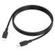 Кабель для зарядки і передачі даних USB Borofone BX113 Silicone PD27W кабель Type-C to Lightning 3m для пристроїв Apple Black - зображення 3