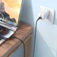 Кабель для зарядки і передачі даних USB Borofone BX113 Silicone PD27W кабель Type-C to Lightning 3m для пристроїв Apple Black - зображення 4