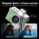 Мини камера LK-027 Mini Camera поворотный экран 180°, 1080P видео, TF карта, компактная ретро камера Black - изображение 5