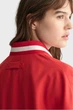 Жіночий червоний бомбер CROPPED VARSITY Gant L 4700308 - изображение 5